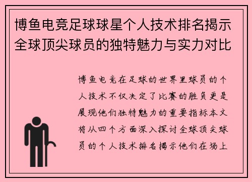 博鱼电竞足球球星个人技术排名揭示全球顶尖球员的独特魅力与实力对比 - 副本